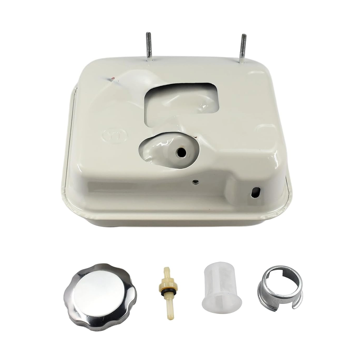 Fuel Gas Tank & Chrome Cap 17510-24H-000ZA for Honda Engine GX120 GX160 GX17510 - KUDUPARTS