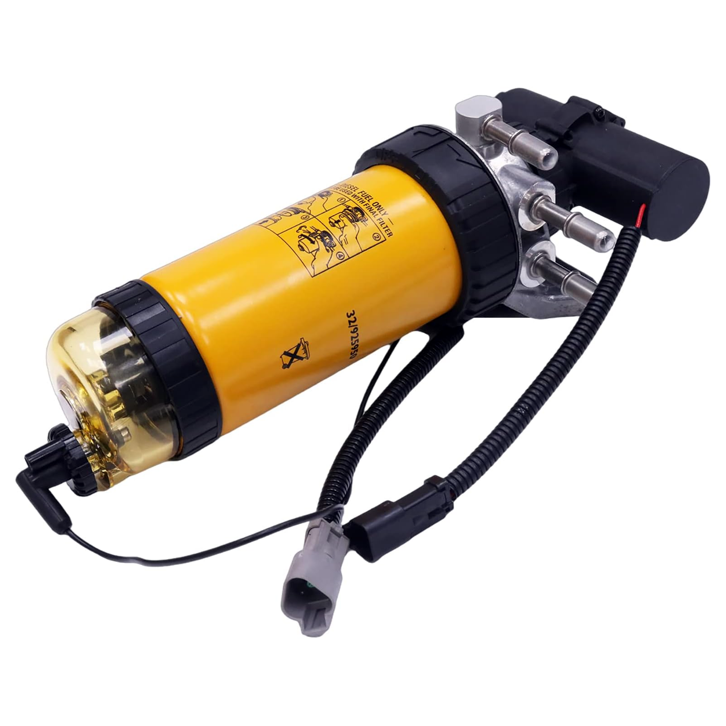 Fuel Lift Pump and Filter Assembly 333/C3351 320/A7046 for JCB 6TST 3CX 4CX