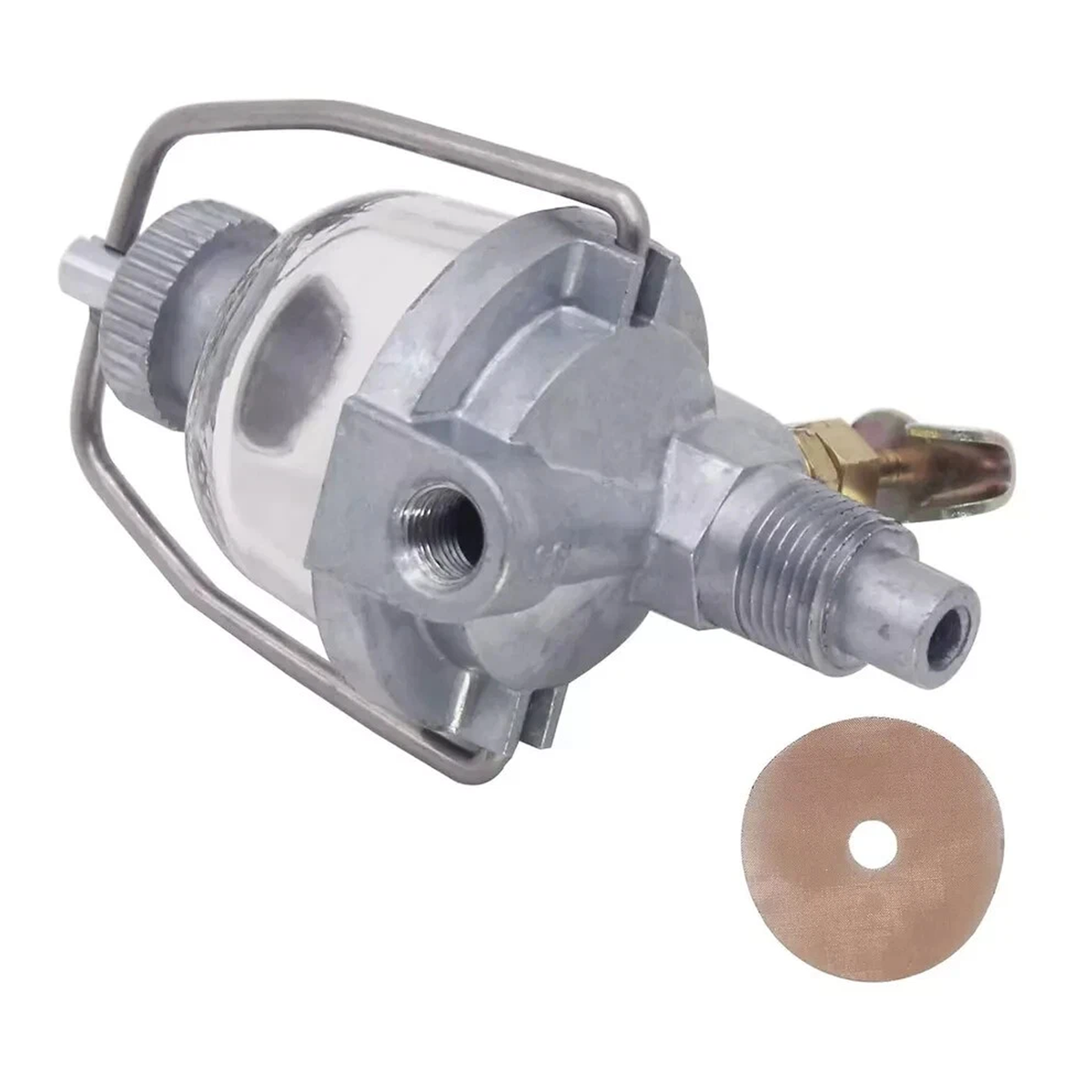 Fuel Sediment Bowl Assembly AT326991 AM706T for John Deere MC 40 320 420 430 440 International Harveste Super AV1 404 454 464 Tractor - KUDUPARTS
