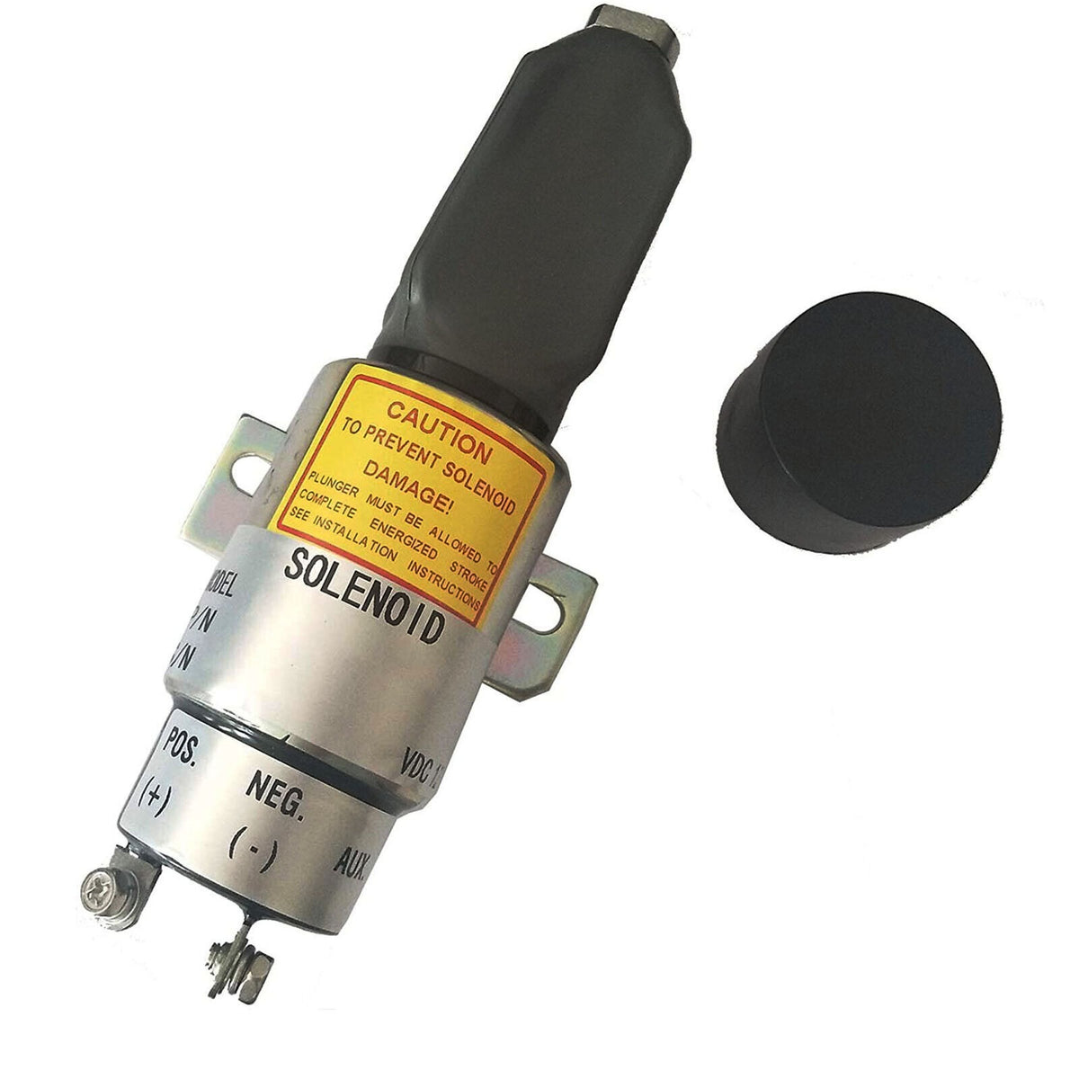 Fuel Shut Down Solenoid 1700-2567 1753-12E6U1B1S1 1753-12E6U1B1 12V for Woodward Ship to US - KUDUPARTS