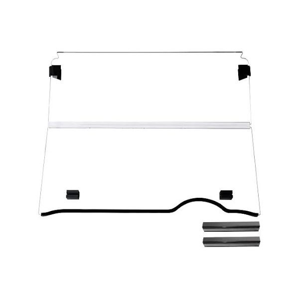 Golf Cart Thickened Foldable Shatterproof Windshield for EZGO RXV 2008-Up