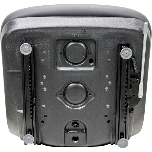 Gray Vinyl Seat Assembly 86591379 87019259 86504595 for New Holland L140 L150 L160 L170 L555 L565 L781 L783 L785 L865 LS140 LS150 LS160 LS170 - KUDUPARTS
