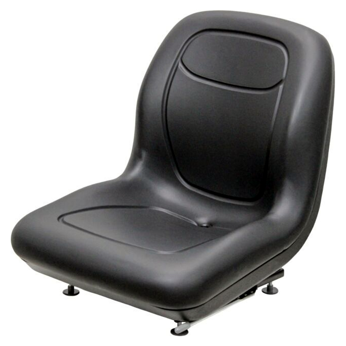 Gray Vinyl Seat Assembly 86591379 87019259 86504595 for New Holland L140 L150 L160 L170 L555 L565 L781 L783 L785 L865 LS140 LS150 LS160 LS170 - KUDUPARTS