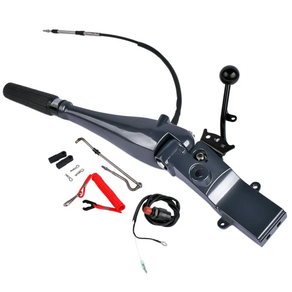 Handle Steering Assembly 6AH-W0084 for Yamaha Outboard 4-Stroke F15 F20 15HP 20HP Marine Engine - KUDUPARTS