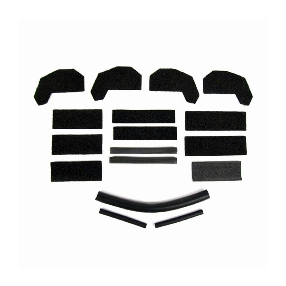 Hardtop Foam Blocker Seal Kit 68026937AB for 2011-2018 Jeep Wrangler 2-Door Unlimited 4-Door (JK) - KUDUPARTS