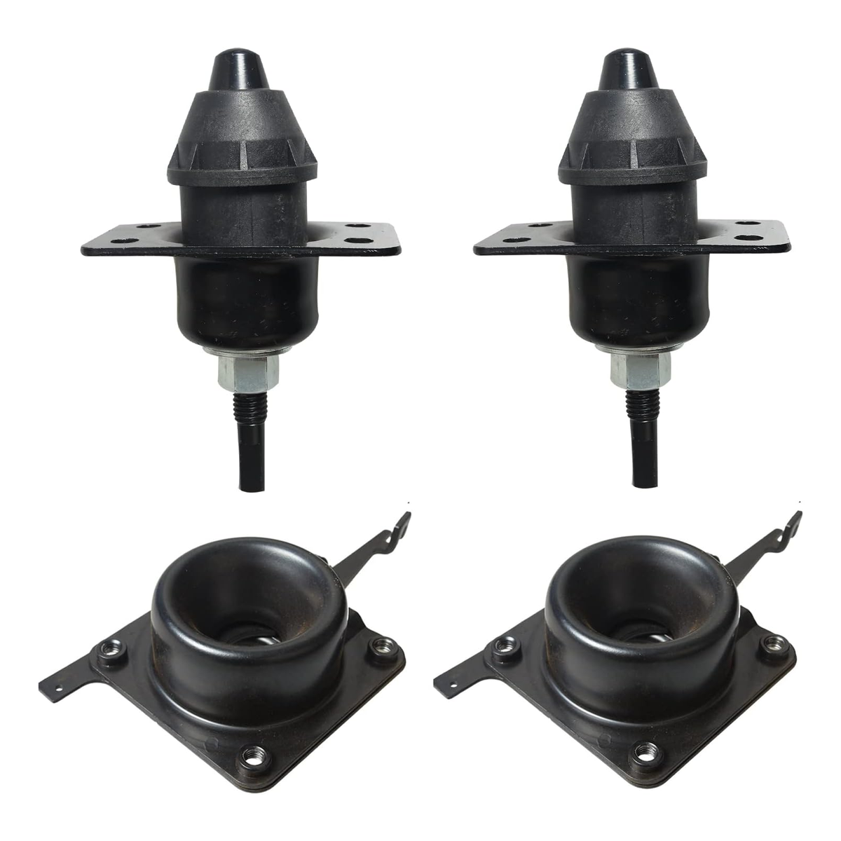 Hood Release Set 4 Pieces Upper And Lower Latches 20498998 for Volvo White VN VNL Truck - KUDUPARTS