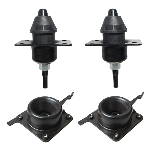 Hood Release Set 4 Pieces Upper And Lower Latches 20498998 for Volvo White VN VNL Truck - KUDUPARTS