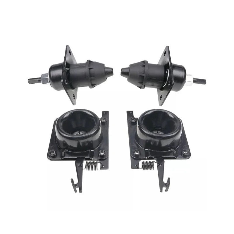Hood Release Set 4 Pieces Upper And Lower Latches 20498998 for Volvo White VN VNL Truck - KUDUPARTS