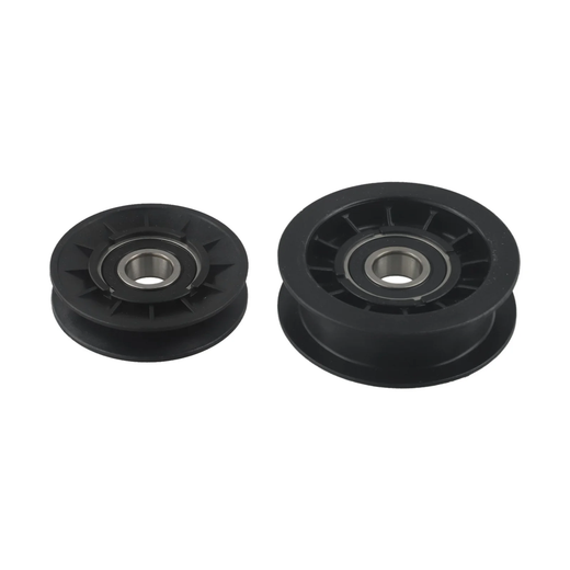 Idler Pulley Kit GX20286 GX20287 With Transmission Drive Belt GX20006 for John Deere Tractor 105 108 125 135 145 - KUDUPARTS