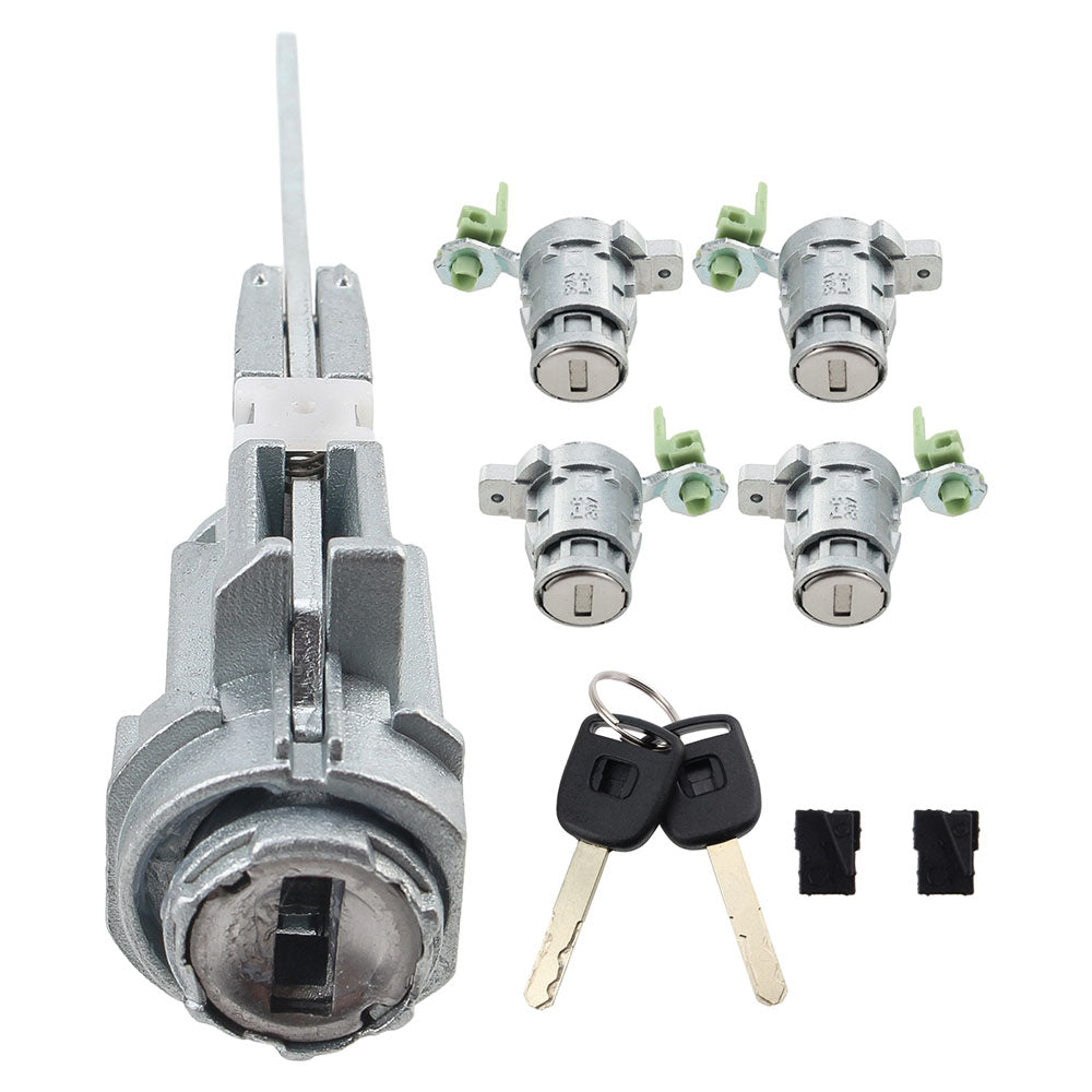 Ignition Switch Cylinder Door Lock & Keys 72185-S9A-013 for Honda CR-V Civic Element Odyssey S2000 - KUDUPARTS