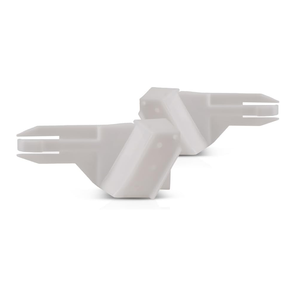 Left & Right Driver Front Bumper Bracket Set 6400A851 6400A852 for Mitsubishi Vehicle Lancer - KUDUPARTS