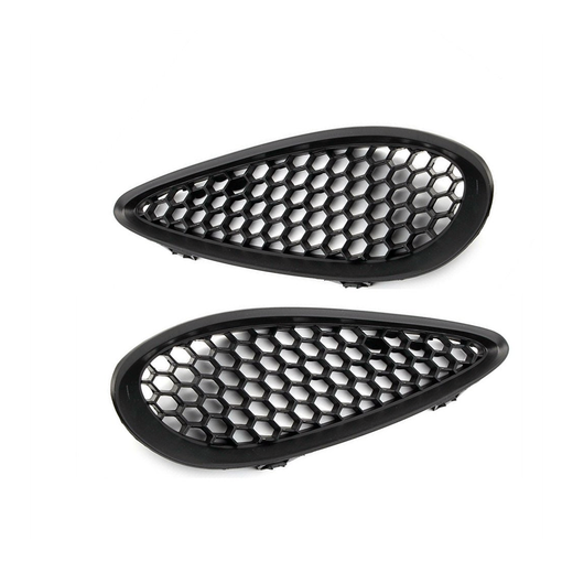 Left & Right Hood Bezel Insert Trim 68090698AB 68090699AB for 12-19 Jeep Grand Cherokee 6.4L Engine - KUDUPARTS