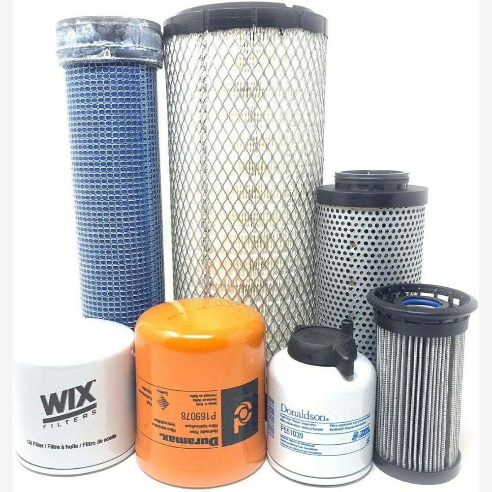 Kit de filtre d'entretien pour chargeuse compacte sur chenilles Bobcat T550 (A7UJ11001 et supérieur)