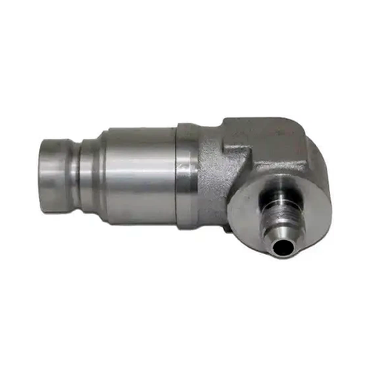 Male Flat Face Coupler with 3/8″ JIC 90 Degree End 7167304 for Bobcat - KUDUPARTS