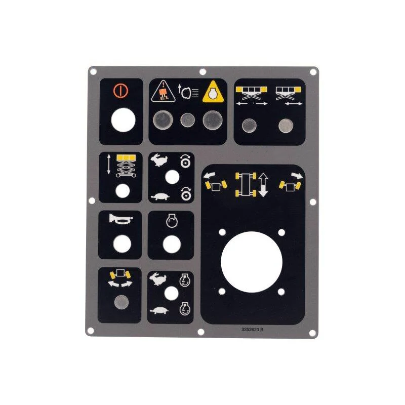 Nameplate Control Box Lid 3252620 for JLG Boom Lift 25RTS 33RTS 40RTS - KUDUPARTS