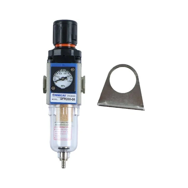 PT14 1.0MPa 10CC Air Pressure Regulator Filter with Bracket Board GFR200-08 for Airtac - KUDUPARTS