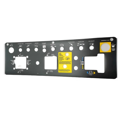 Platform Control Panel Decal 72443GT for Genie Articulated Boom Lift Z-45/25 Z-45/25J - KUDUPARTS