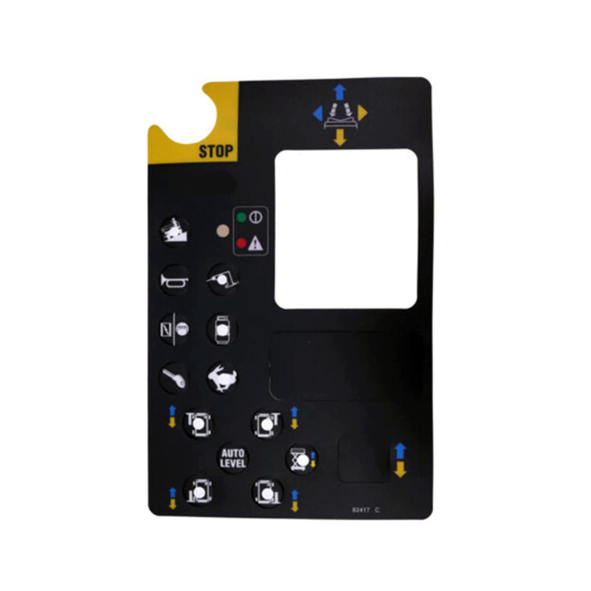 Platform Control Panel Decal 82417GT 82417 for Genie GS-2668 RT GS-3384 GS-3390 GS-4390 GS-5390 - KUDUPARTS