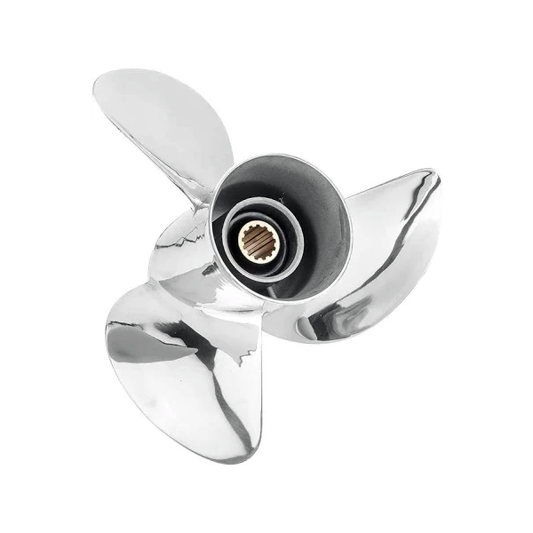 Polished Stainless Steel Outboard Propeller 663-45976-00 for Yamaha Engine 25-60HP