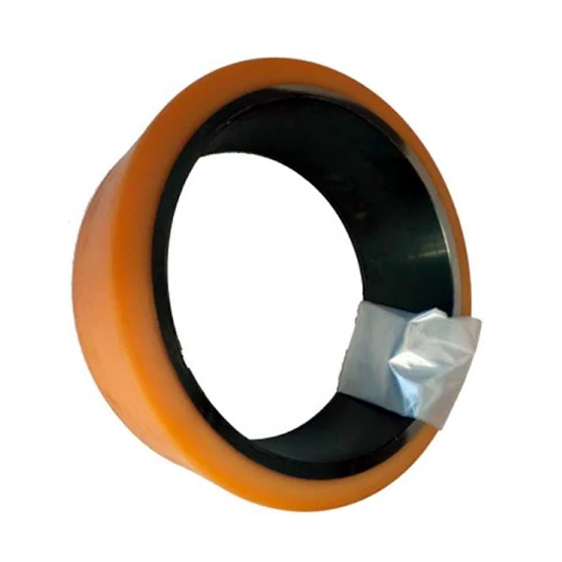 Poly Press On Tire 0009937041 for Linde Reach Truck R14 R16 R16N R20 R20N R10 R12 - KUDUPARTS