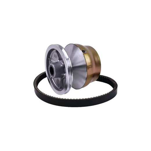 Primary Drive Clutch & Belt JN6-G6201-03 for Yamaha 4 Cycle Gas Golf Cart G2 G8 G9 G11 G14 G16 - KUDUPARTS
