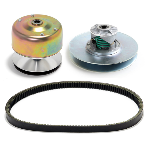 Primary Drive & Secondary Driven Clutch & Belt AM138536 AM138649 for John Deere Utility Vehicle TX Turf 4X2 Gator - KUDUPARTS