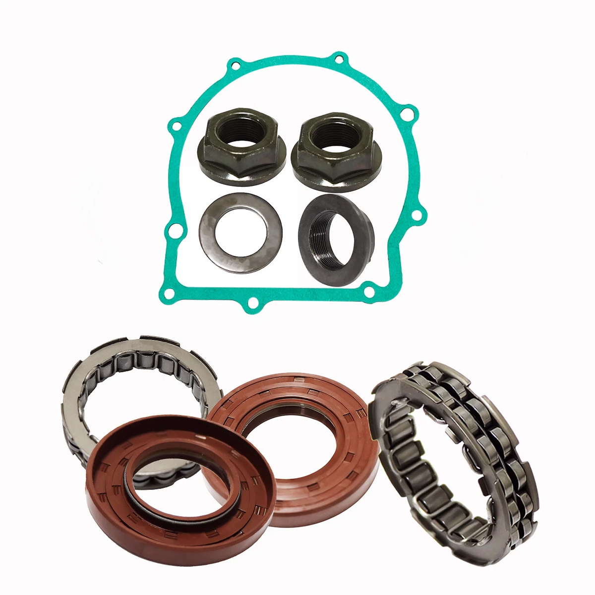 Primary Sheave Clutch Carrier Housing Oneway Gasket Kit 5KM-17611-00-00 for Yamaha ATV Grizzly 600 - KUDUPARTS