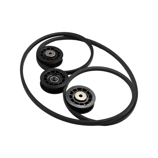 Pulley & Belt Kit for Husqvarna HU 625 700 725 800 L 221 Include 581904001 ×2, 587969201, 580364609 - KUDUPARTS