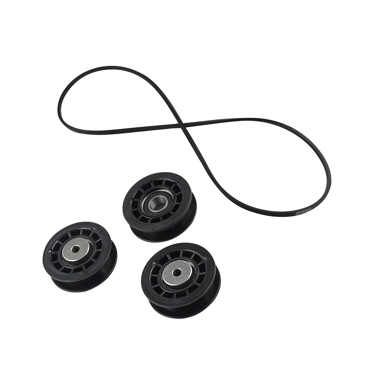 Pulley & Belt Kit for Husqvarna HU 625 700 725 800 L 221 Include 581904001 ×2, 587969201, 580364609 - KUDUPARTS