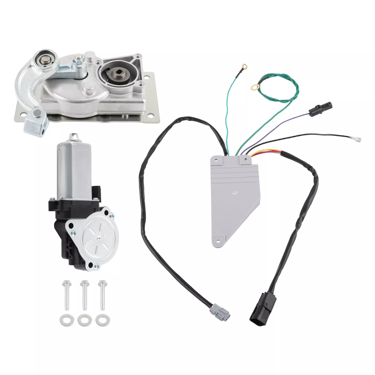 RV Gear Box Linkage 379160 & Control Unit Assembly 909510000 & Motor 676061 for Kwikee Electric Step - KUDUPARTS