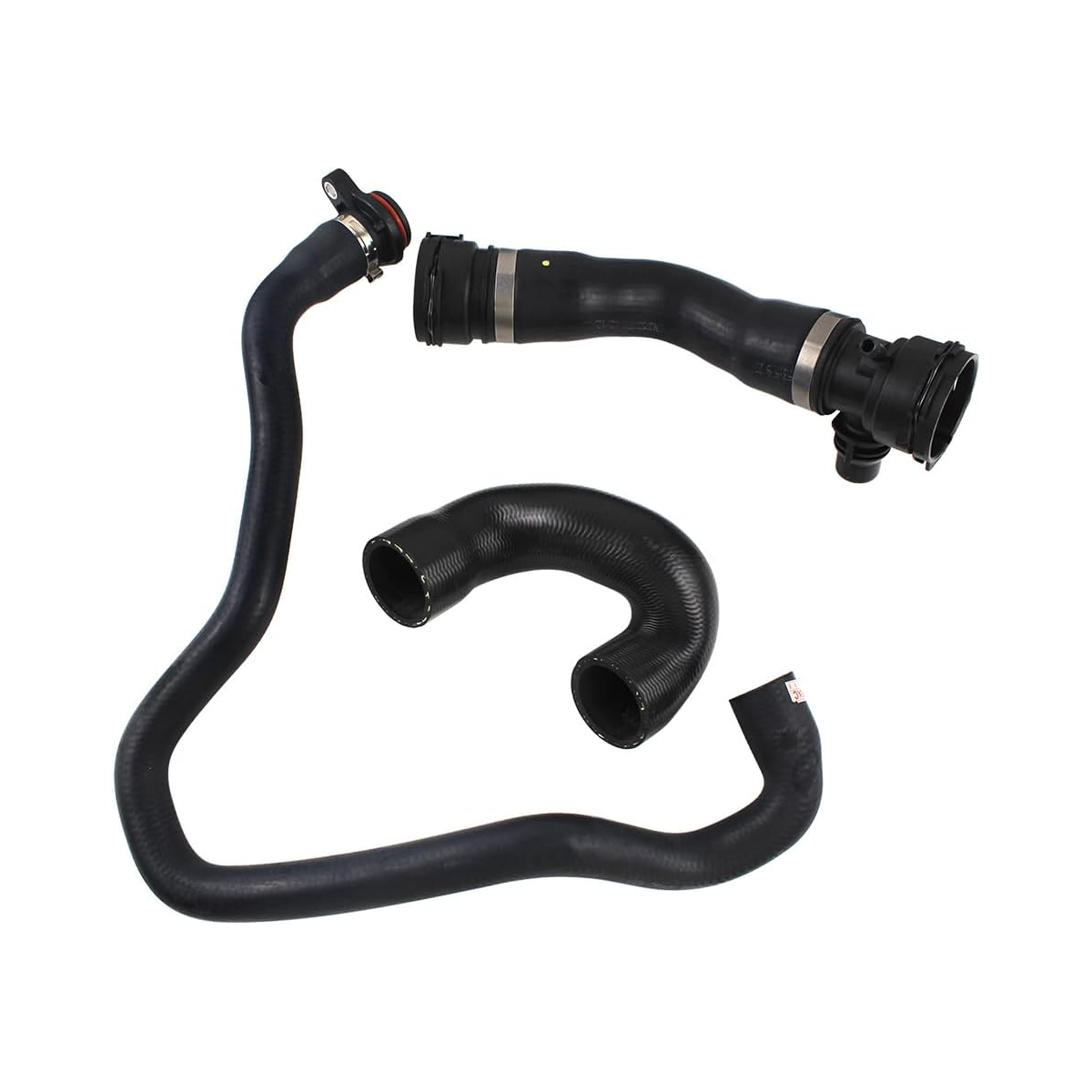 Radiator Coolant Water Hose Pipe Kit 17127534918 for BMW Vehicle 550i 650i - KUDUPARTS