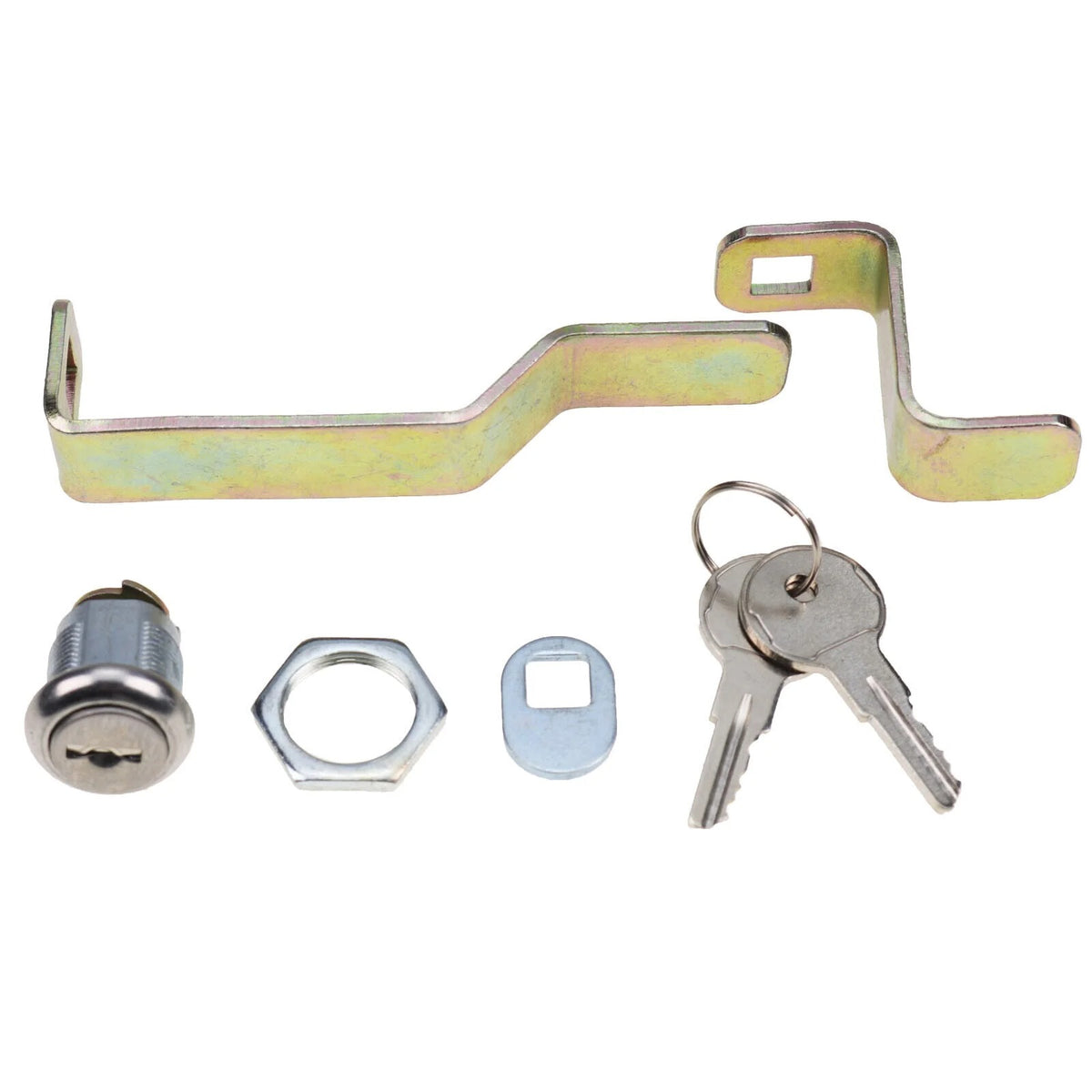 Rear Door Lock Kit 6714973 for Bobcat 751 753 763 773 863 864 873 S100 S130 S150 S160 S205 S250 S300 T110 T190 T300 T320 Loader - KUDUPARTS