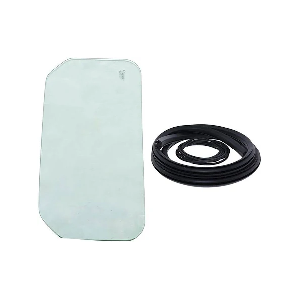 Rear Glass Window Kit 6729730 6675387 6554149 for Bobcat Loader 653 751 753 763 773 7753 853 863 873 953 963 864 - KUDUPARTS
