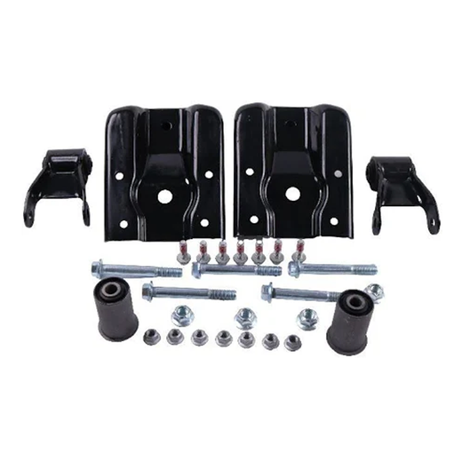Rear Leaf Spring Hanger Bracket and Shackle Kit 5674150 for Chevy Silverado GMC Sierra - KUDUPARTS