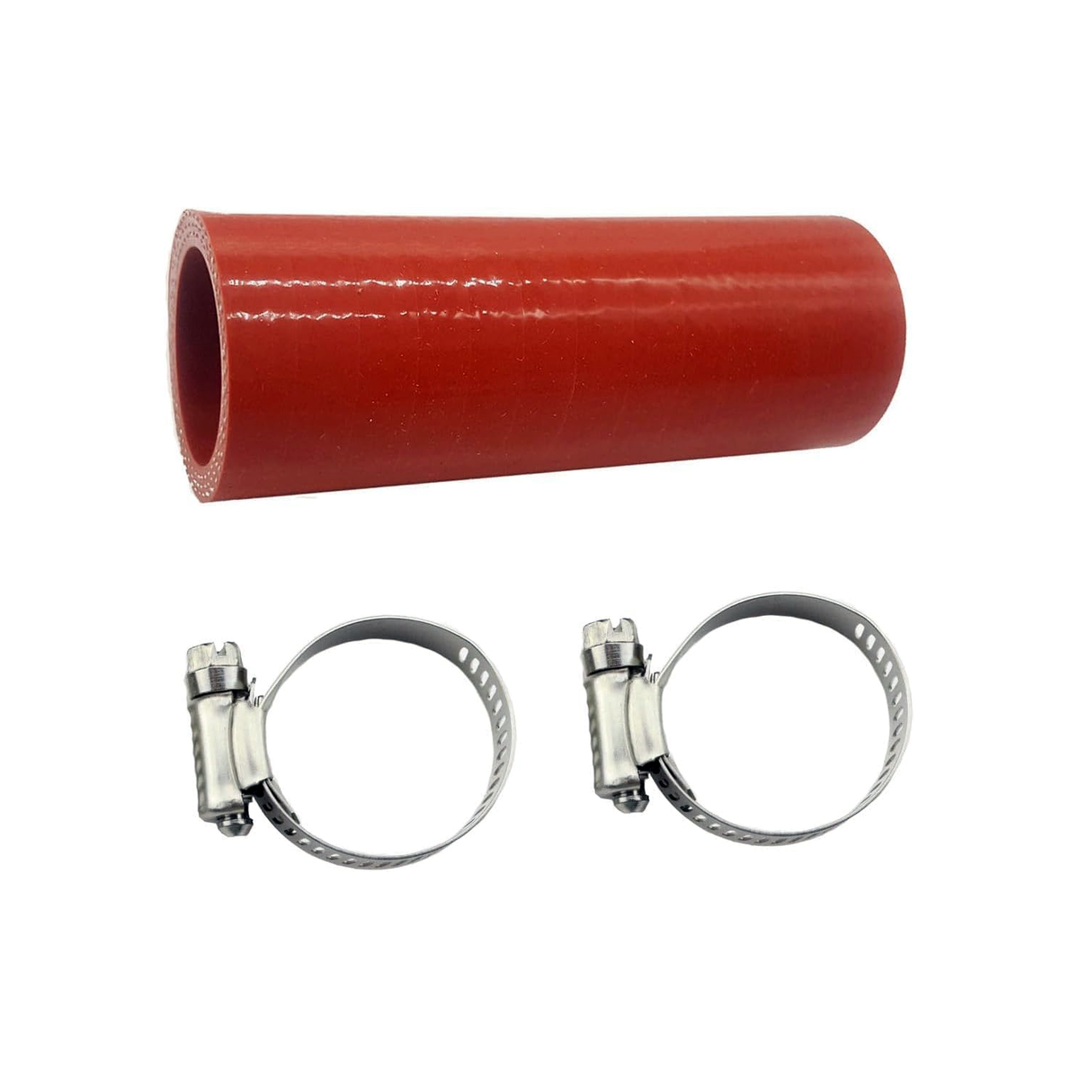 Red Turbo Oil Drain Hose And 2 Clamps J903745 for CASE 5120 5140 5150 5220 5240 5250 7110 7120 7130 7140 7150 8840 8850 9110 9130 9210 - KUDUPARTS