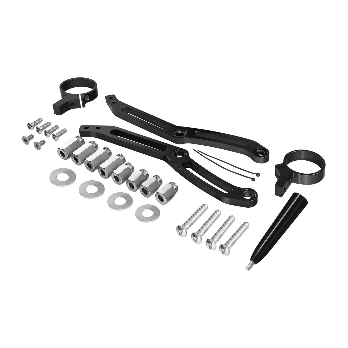 Remote Rear Suspension Shocks Bracket Hardware Kit XF2906C591-01-B for Harley Davidson Street Glide Touring 2014-2024