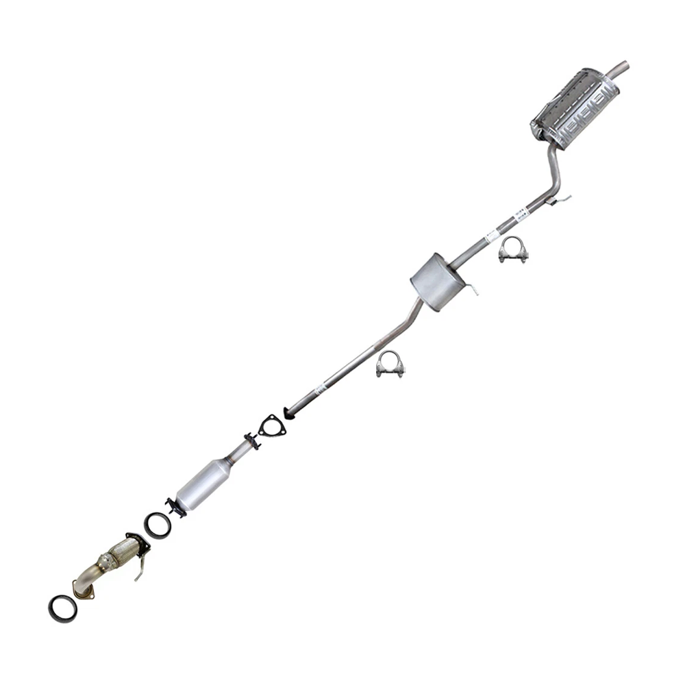 Resonator Muffler Exhaust Pipe 103168 for Honda Accord 2.4L Sedan 2006-2007
