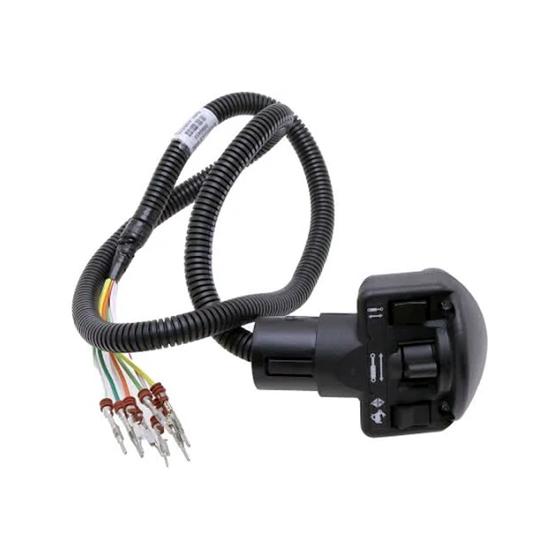 Right Auxiliary Switch DLX Handle 6680413 for Bobcat Loader 553 763 763H 773 853 863 864 873 S100 T110 - KUDUPARTS