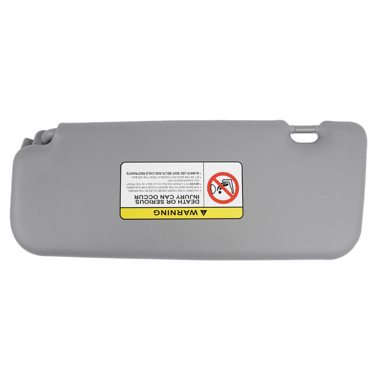 Right Passenger Side Gray Sun Visor 85220-1R000 for 2011-2014 Hyundai Accent - KUDUPARTS