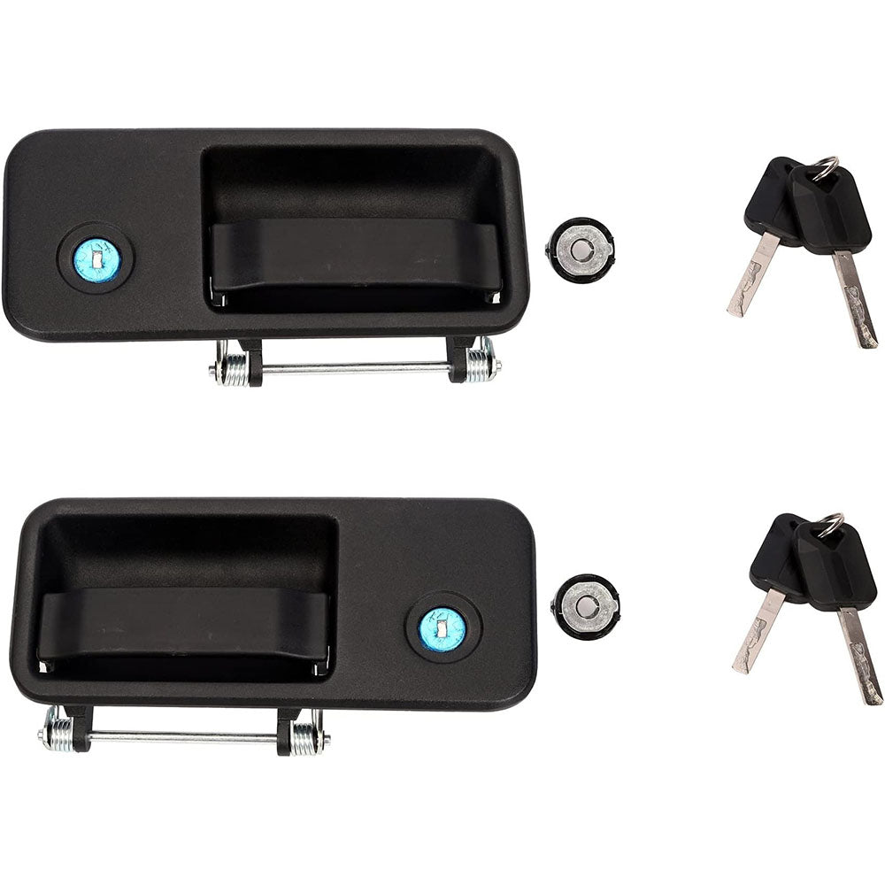 Right and Left Side Black Door Handle Set 20398467 20398466 1062565 3175918 for Volvo Truck FH FH12 FH16 FM FM10 FM12 FM7 FM9 - KUDUPARTS
