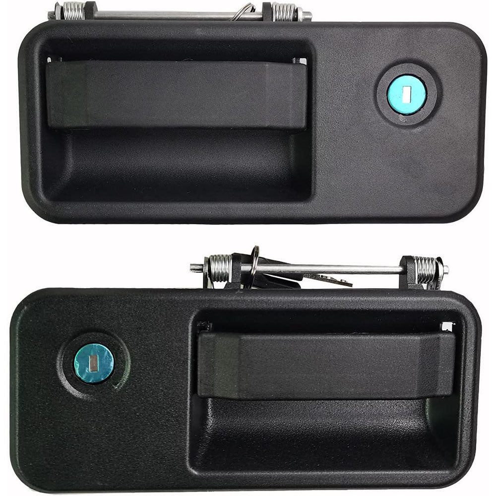 Right and Left Side Black Door Handle Set 20398467 20398466 1062565 3175918 for Volvo Truck FH FH12 FH16 FM FM10 FM12 FM7 FM9 - KUDUPARTS