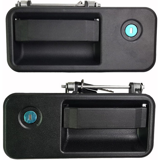 Right and Left Side Black Door Handle Set 20398467 20398466 1062565 3175918 for Volvo Truck FH FH12 FH16 FM FM10 FM12 FM7 FM9 - KUDUPARTS