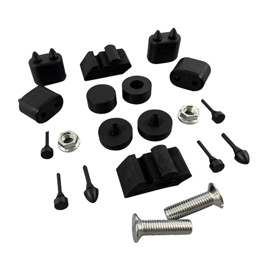 Rubber Stopper Kit & Hood Adjusters Stoppers Bumper EB-P00001 for Chevrolet Camaro Nova Impala - KUDUPARTS