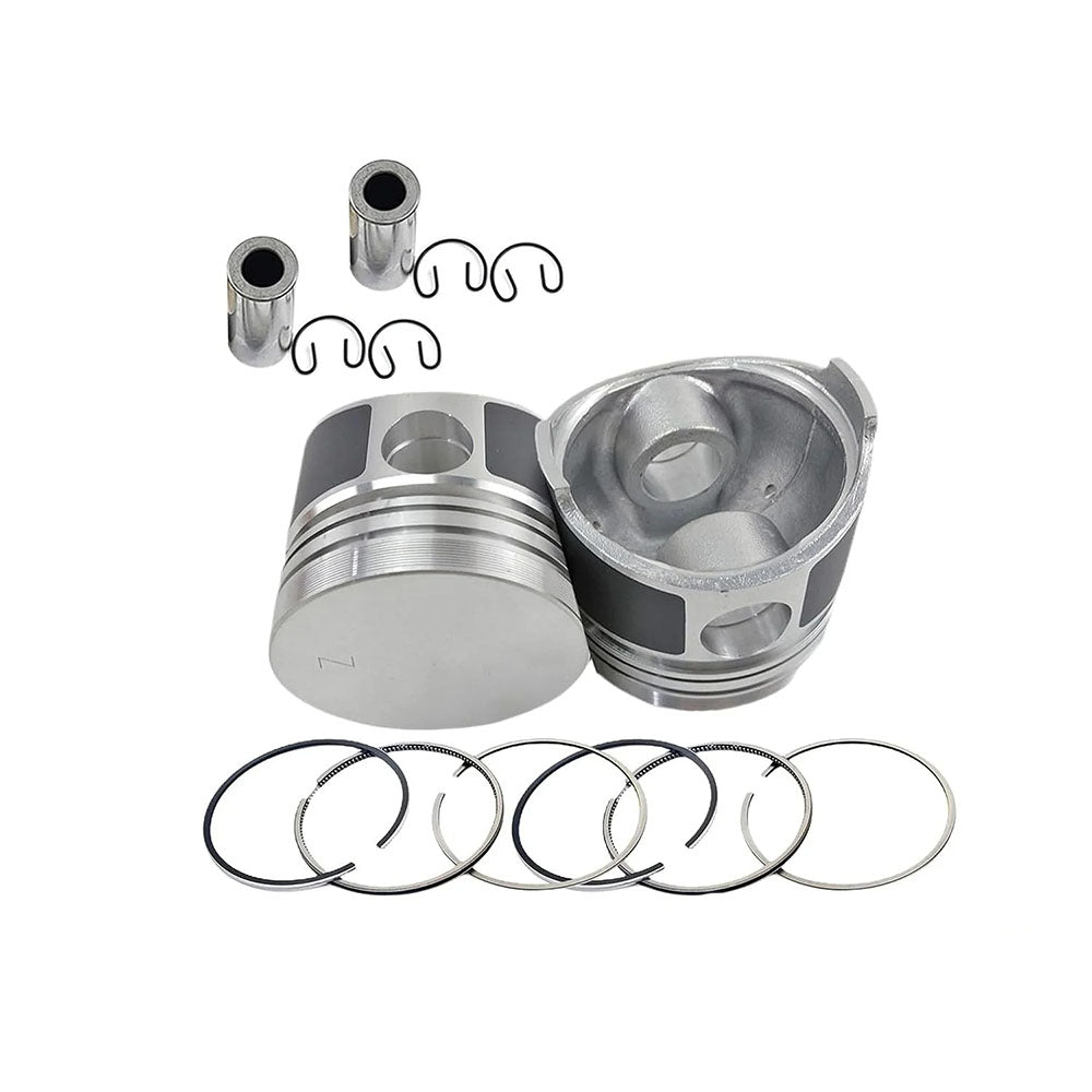STD Piston Kit with Ring for Kubota Engine Z851 Z851-B Z851-BG Z851T Tractor L1801 L1801DT - KUDUPARTS