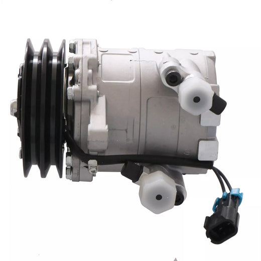 Seltec TM-08 Air Conditioning Compressor 6733655 for Bobcat Skid Steer Loader A220 A300 S150 S160 S175 S185 S205 S220 S250 S300 S330 - KUDUPARTS