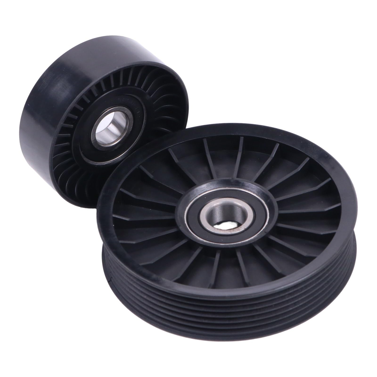 Serpentine Belt Idler Pulley Set 864625T 8M6500024 for Mercruiser Engine V6 V8 4.3 5.0 5.7 6.2L - KUDUPARTS