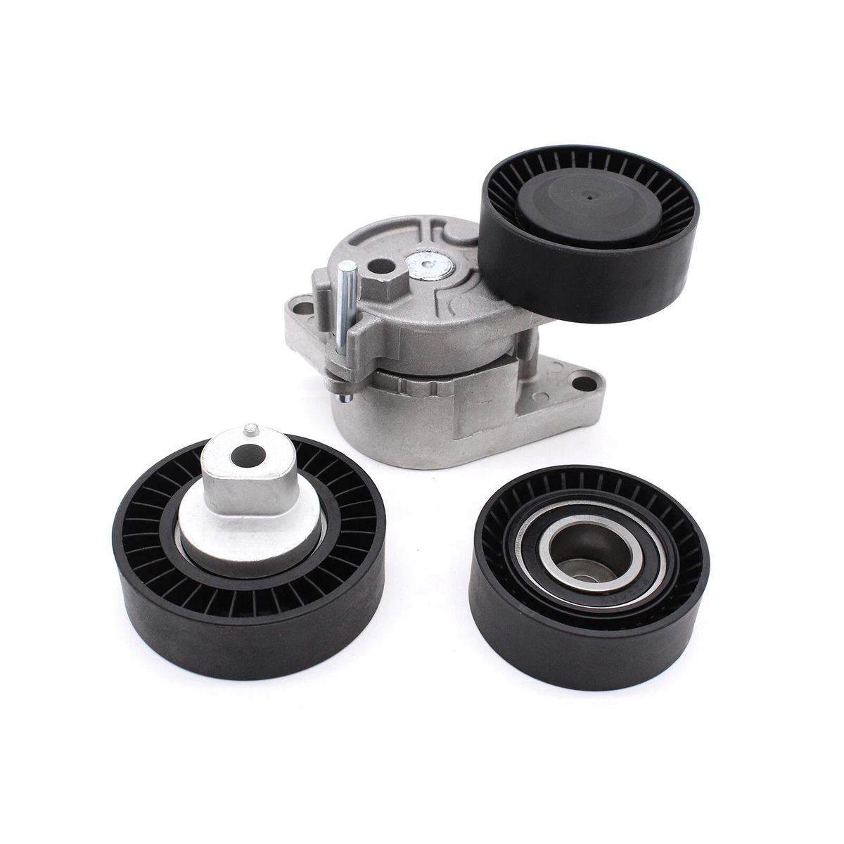 Serpentine Belt Tensioner Idler Pulley Timing Kit Set for BMW E36 E39 E46 E53 X5 - KUDUPARTS