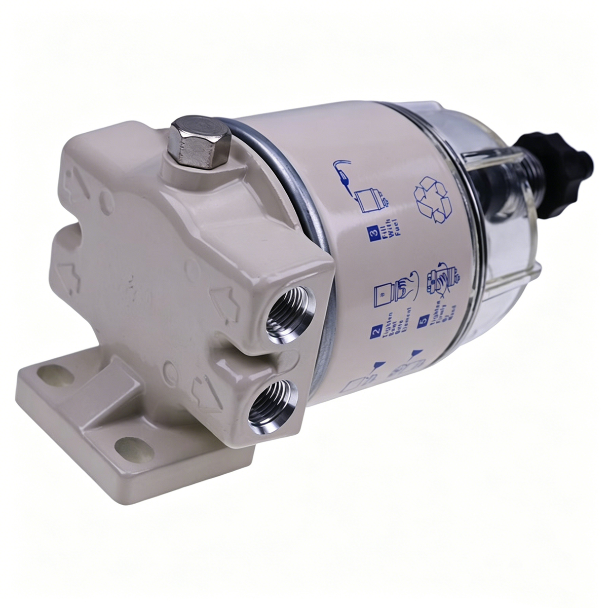 Spin-on Fuel Filter Water Separator 120AT R12T for Boat Marine - KUDUPARTS