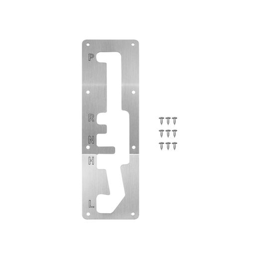 Stainless Steel Quick Shift Gate Plate Panel 707900644 for Can-Am Maverick X3 2017-2024 - KUDUPARTS