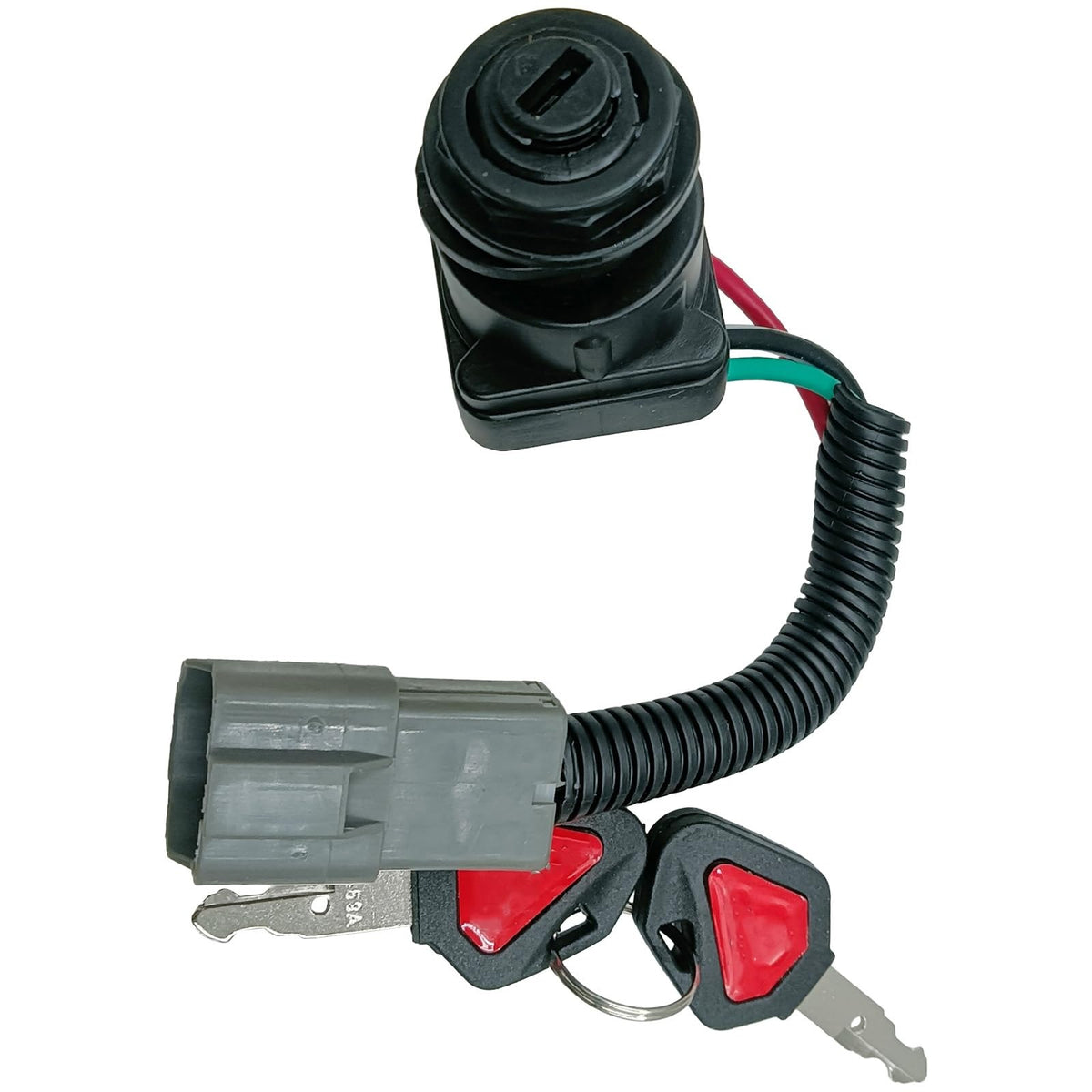 Starter Switch with Keys 32771-31822 for Kubota Backhoe Loader L39 L45 L47 L48 M59 M62 - KUDUPARTS